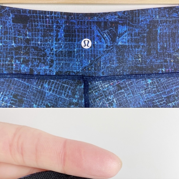 LULULEMON Wunder Under Hi-Rise Tight 28" Blue - Picture 8 of 9